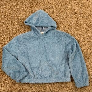 No Boundaries Soft Blue Hooded Sweatshirt Hoodie